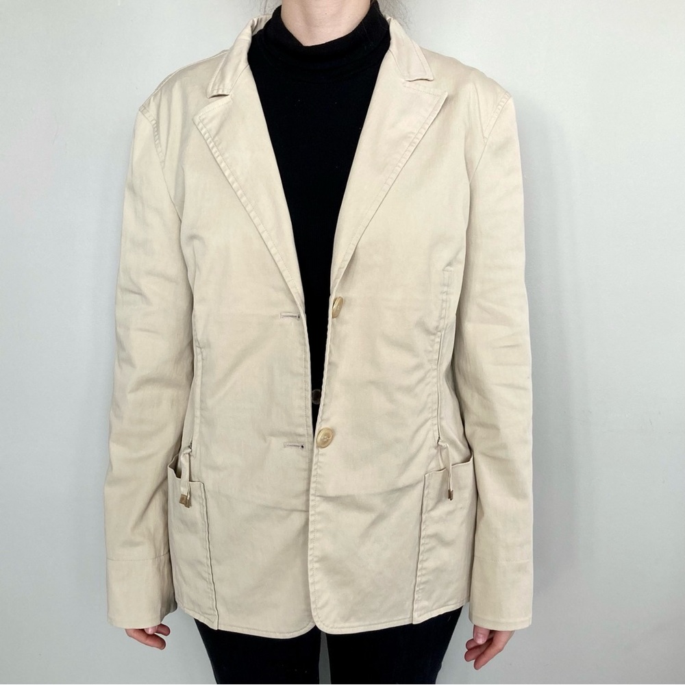 Jil Sander utility blazer jacket. 🤍